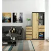 Commode CL5 40 cm Gris Graphite et Chêne Artisan avec 5 Voir les images du produit 4