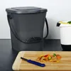 Biomülleimer 6L Komposteimer mit Deckel und Henkel Küche Produktbild-Vorschau 8
