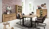 home24 Sideboard - Eiche Teilmassiv - Eiche / Eiche Produktbild-Vorschau 2