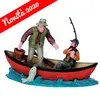 Lemax - Canoe Catch - Rybář na lodi - Polyresin - 52344 Náhled obrázku produktu 2