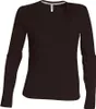 Kariban Ladies long sleeve V-neck T-shirt Produktbild-Vorschau 2