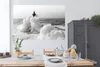 MuchoWow® Poster Leuchtturm - Wasser - Weiß 180x120 cm - Produktbild-Vorschau 3