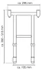 Soporte para asiento abatible de ducha, marca Ridder, color Vista previa de la imagen del producto 4