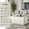 tectake® Couchtisch Lasley inkl. Bodenschoner, Produktbild-Vorschau 2