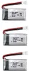 Set de 3 batteries LiPo 3.7V 380mAh pour quadricoptère RC | Voir les images du produit 2