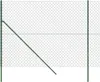 vidaXL Maschendrahtzaun Grün 1,6x25 m Produktbild-Vorschau 4
