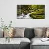 DEQORI Glasbild Echtglas 100x50 cm 'Sattgrüne Waldkulisse' Produktbild-Vorschau 3