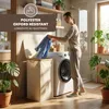 bremermann Collecteur de linge avec sac & couvercle Voir les images du produit 4
