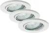 LED Einbauleuchte 3er Set schwenkbar IP23 GU10 Ø 8,6cm 3W Produktbild-Vorschau 1