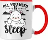 Trendation - All You Need Is Sleep Bär Tasse Geschenk für Produktbild-Vorschau 1