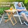 bremermann Table d'appoint, pliable / bambou / env. 40 x 50 Voir les images du produit 2