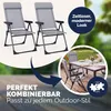 CASARIA® Gartenstühle 2er Set Klappbar 6-fach Verstellbar Produktbild-Vorschau 6