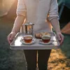Klappbarer Campinghocker mit Tischplatte 40 x 40 cm Produktbild-Vorschau 8