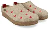Haflinger Damen Pantoffel Schurwolle Herz Stickerei Grizzly Produktbild-Vorschau 9