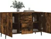 vidaXL Dressoir, gerookt eikenfineer, 100x36x60 cm, Productafbeelding-voorbeeld 4