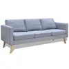 The Living Store Sofa Set 2-Sitzer und 3-Sitzer Stoff Produktbild-Vorschau 6
