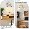 ZMH Deckenstrahler LED Küchenlampe GU10 Rund 3 Flammig Produktbild-Vorschau 4