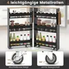 COSTWAY Wózek do wnęki o szerokości 13 cm, 4 półki, wąski Podgląd zdjęcia produktu 5