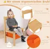 Kinderschreibtisch mit Stuhl, Schülerschreibtisch aus Holz, Produktbild-Vorschau 5