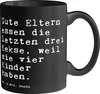 Mr. & Mrs. Panda Bürotasse Gute Eltern essen die... - Produktbild-Vorschau 1