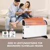 EASYmaxx Heizkonvektor - weiß/schwarz Produktbild-Vorschau 2