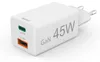 hama GaN-Ladeadapter weiß, 45 Watt Produktbild-Vorschau 1
