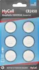 HyCell Lithium Knopfzellen CR2450 3V, 6 Stück Produktbild-Vorschau 1
