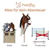 Hoofly® Hobby Horse Schwarz (Schecke) - Großes Steckenpferd Produktbild-Vorschau 2