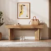 Banco d'ingresso in legno lungo 120 cm, panche da interno Anteprima dell’immagine prodotto 3