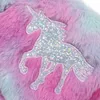 Einhorn lila und rosa Plüsch-Umhängetasche für Mädchen Produktbild-Vorschau 6