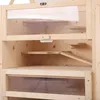 Sweiko Hamsterkäfig aus Holz 5 Etagen Nagarium Nagerkäfig Produktbild-Vorschau 11