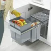 XMTECH vestavěný výsuvný koš do kuchyně, systém třídění Náhled obrázku produktu 12