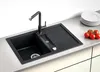 Naber Einbauspüle Corto 780 Schrankbreite 50 cm Granit nero Produktbild-Vorschau 5