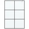 vidaXL Sprchová zástěna pro sprchový kout černá 140x195 cm Náhled obrázku produktu 3