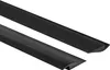 Two black cable management profiles are shown against a white background. Podgląd zdjęcia produktu