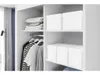 Easy4You L1 100 cm Weiß Schiebetüren Kleiderschrank Produktbild-Vorschau 3