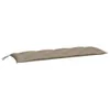 vidaXL Cuscini per panca da giardino 2 pz. Taupe 150x50x7 Anteprima dell’immagine prodotto 3