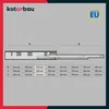 KOTARBAU® 1 Paar (2 St.) 3D Schubladenschienen Bodenmontage Produktbild-Vorschau 7