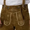 Kurze Lederhose Jakob - olivbraun, 56 Produktbild-Vorschau 6