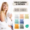 Seersucker Bettwäsche 155x220 Einfarbig Mint Uni grüne Produktbild-Vorschau 6