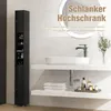 GOPLUS Badezimmerschrank schmal, Hochschrank mit Schublade, Produktbild-Vorschau 9