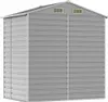 vidaXL Szopa ogrodowa jasnoszara 191x130x198 cm Stal Podgląd zdjęcia produktu 7
