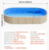 VEVOR Poolinnenfolie 3,75x6,1 m, Poolfolie für 120 cm Produktbild-Vorschau 7