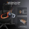 A close-up marketing image of an ergonomic office chair, highlighting its adjustable lumbar support features with diagrams and text. Náhled obrázku produktu