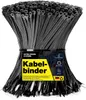 100x fascette per cavi nere 250 mm x 4,8 mm Set di fascette Anteprima dell’immagine prodotto 1