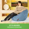 Green Bean® Plüsch Sitzsack 60x45x45cm - Indoor Sitzkissen Produktbild-Vorschau 5