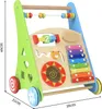 Passeggino in legno - Passeggino per bambini | 38 x 32 x 46 Anteprima dell’immagine prodotto 8