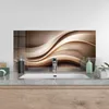 DEQORI Küchenrückwand Glas 100x50 cm 'Edelmetallschwingung' Produktbild-Vorschau 4