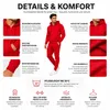 Herren Jogginganzug einfarbig 100% BW 586 Rot 3XL Produktbild-Vorschau 7