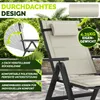 tillvex Gartenstuhl mit Polster Premium 1 Stück Beige Produktbild-Vorschau 7